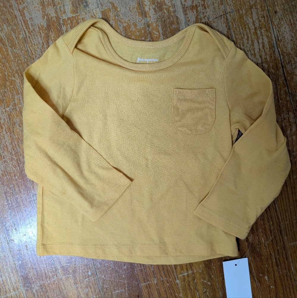 First Impressions Yellow Long Sleeve Tee